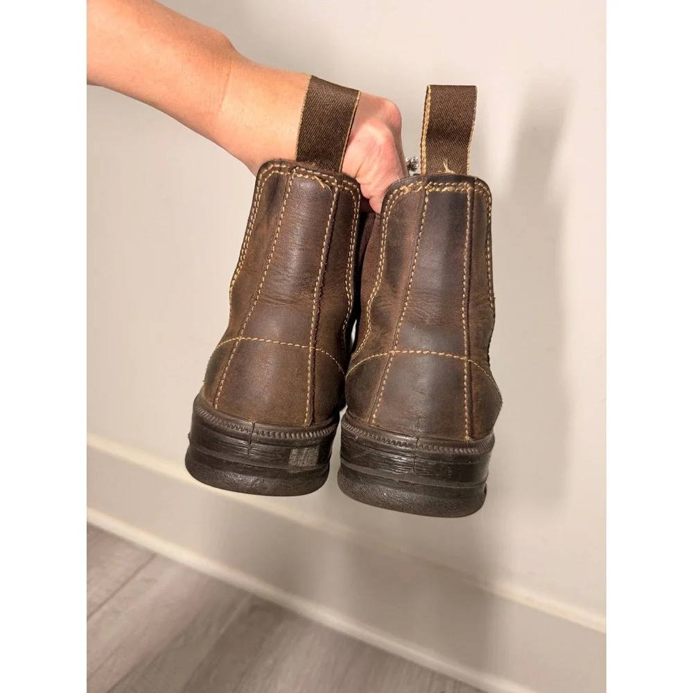 Dark Trail westfork Brown leather boots men's 7‎